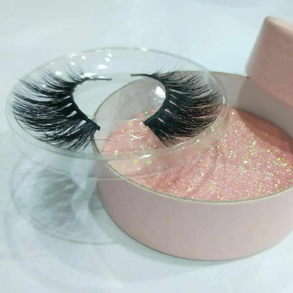 

3d mink eyelash and custom package with private label premium mink lashes wholesale 3d Mink eyelash, Nature color black