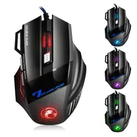 

Professional Wired Gaming Mouse 7 Button 5500 DPI LED Optical USB Computer Mouse Gamer Mice X7 Game Mouse