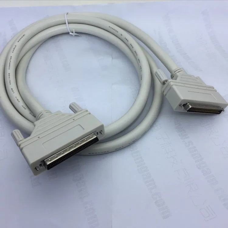 customized SCSI 68Pin cable  HPDB68 pin male  to HPCN68 male  for Servo motor machinery equipment Custom Length