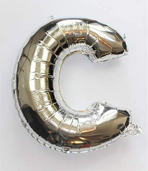 mini mylar letter balloons