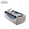 deluxe single rectangle soaking free standing bath tub claw foot jetted bathtub