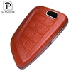 Best Sellers Wholesale Genuine Leather Car Key Cover Remote Protection Case For BMW Blade