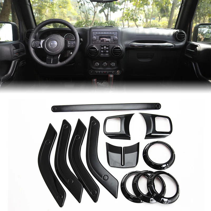 Truck Interior Accessories >> Black Truck Interior Decoration Trim For Jeep Wrangler Jk Interior Truck Interior Accessories >> Black Truck Interior Decoration Trim For Jeep Wrangler Jk Interior