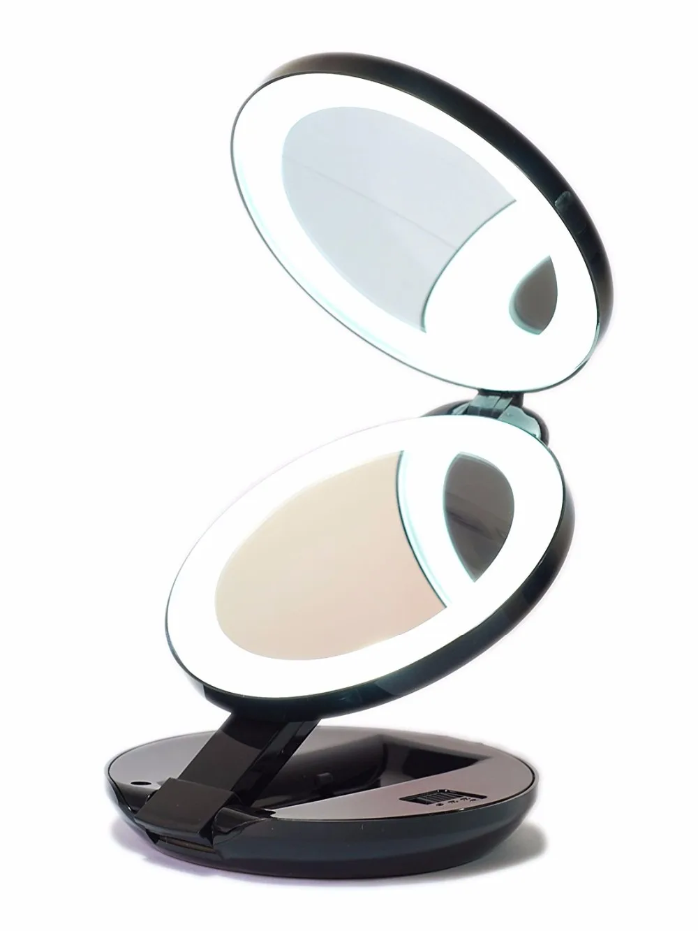 Double Sides 1/10x Magnifying Lighted Mirror Buy Trifold 1/10x Magnifying Mirror Battery
