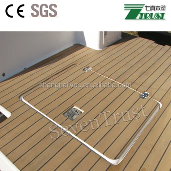 Synthetic Pvc Teak Flooring Used For Boat Marine View Synthetic