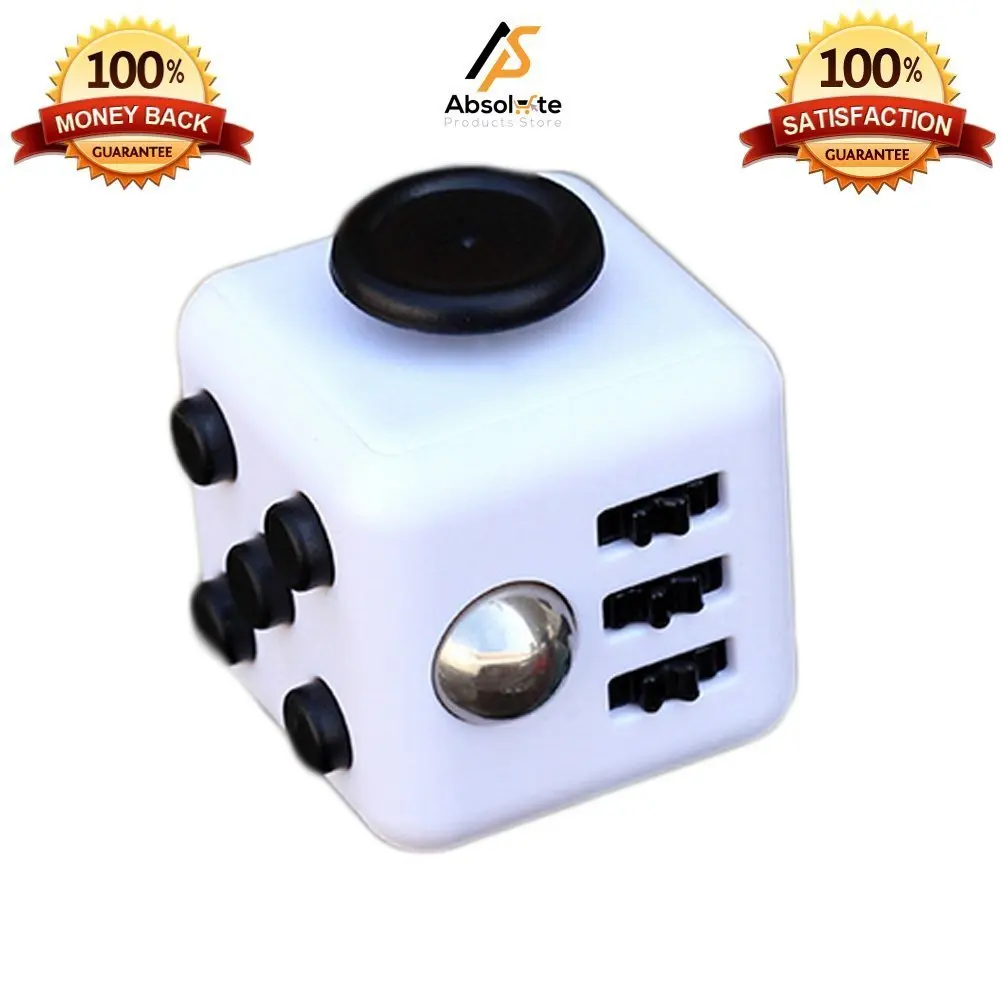Generic Official Fidget Cube | Anti-anxiety Cube | Anti-Depression Toys | Helps To Relieves Stress, Anxiety and Boredom | Stress Cube for Fidgeters | Anti-Depression Toys