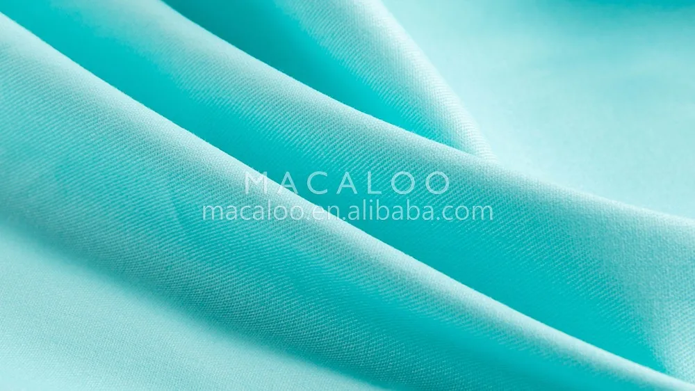 Tiffany blue color 100 combed woven cotton twill fabric