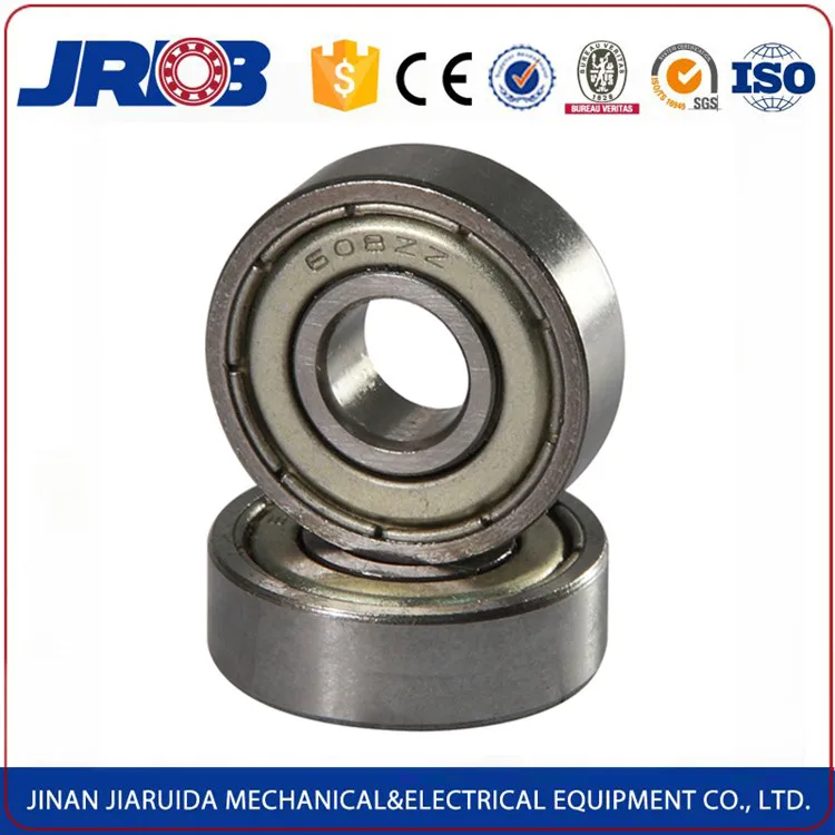 Low Noise Deep Groove Ball Bearing 608zz With Inner Spacer For
