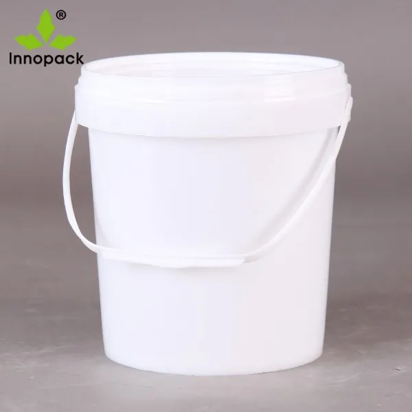 Innopack Wholesale 3.5l Small Plastic White Round Buckets Drums,Pails