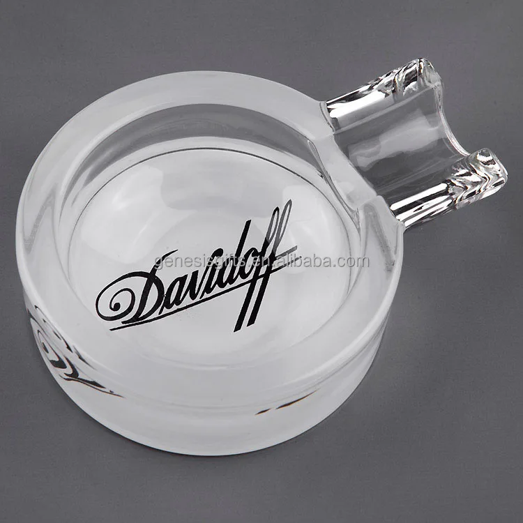 

clear glass portable pocket Travel cigar ashtrays,ashtray with custom logo,cohiba cigar ashtray custom, Accept customized