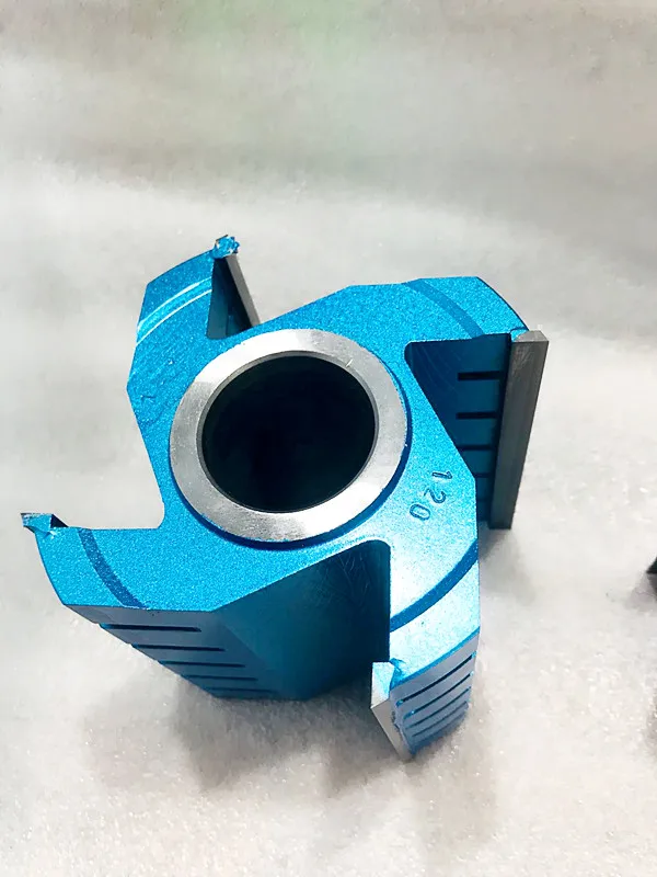 90*35*4T*H40  China superfine particles cemented carbide Woodworking knives Spiral Cutter Head