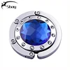 Foldable table top bag hanger,folding bag holder,rhinestone purse hook