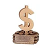 Dollar Sign Trophy Sales Competition Award