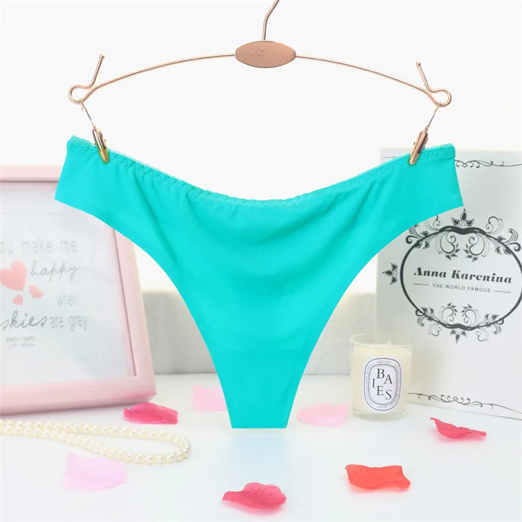 Mature Lady's Satin Seamless Underwearing Tiny Sex Thongs - Buy Tiny ...