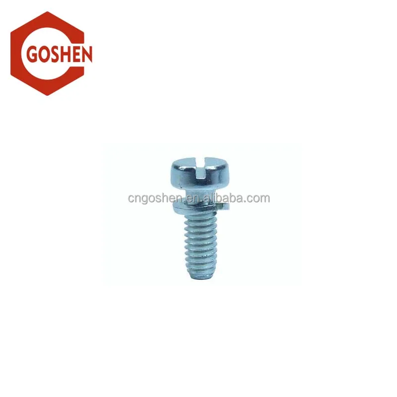 
din84 carbon steel Slotted pan head machine screws 