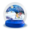 Custom china cheap Christmas snow globe romantic inflatable snow globe with blowing snow