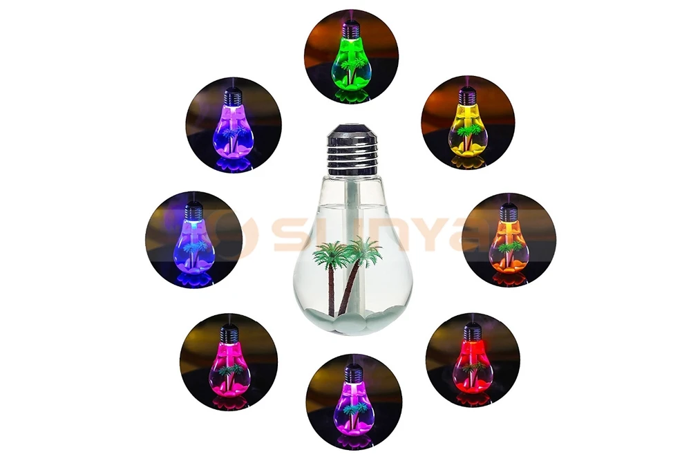 Usb Humidifier With Colorful Led Light Aroma Essential Oil Diffuser