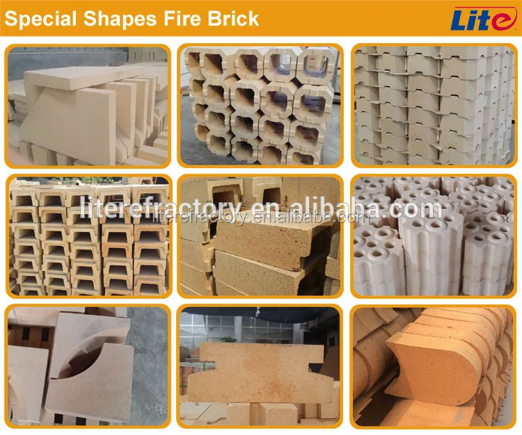 SK34 42% Al2O3 Curved Fire Brick for bbq