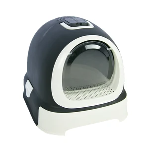 Image of Automatic Factory Wholesale Plastic Litter Box For Cats Toilet Self Cleaning Furniture