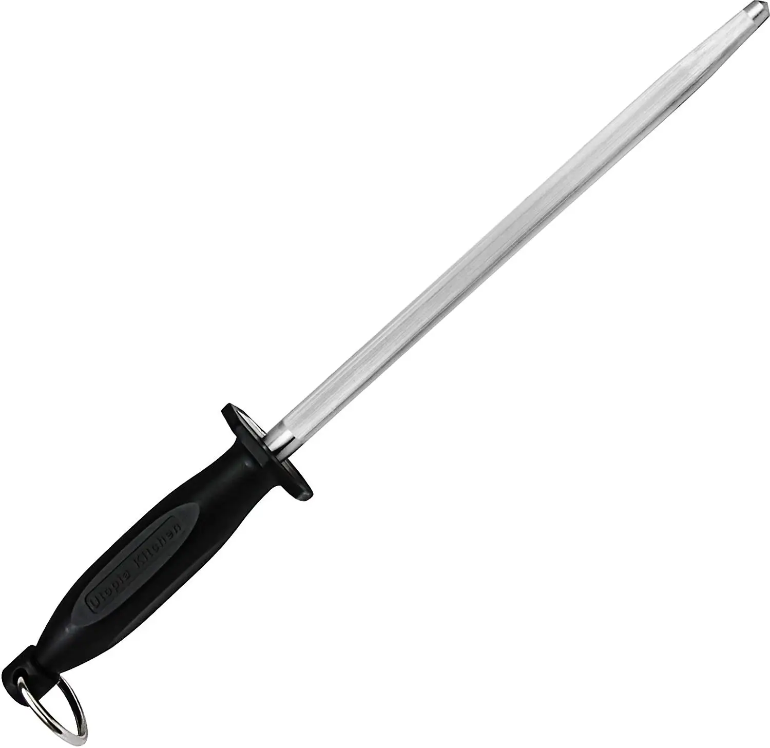 Knife sharpener diamond rods abs tungsten steel ceramics rod with handle household alumina ceramic