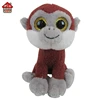 Custom promotional stuffed plush animal toys keyring 9cm plush monkey cute keyring toy for children