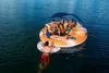 canopy type Giant 5 Person beach inflatable float for adult 7 person inflatable island floating lounge Pool/River/lLake Raft