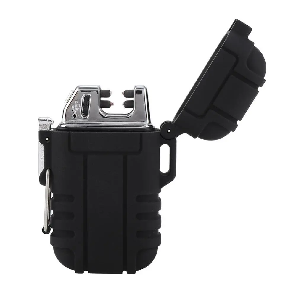 

MLT159 double arc lighter, USB electronic arc lighter with waterproof and windproof, Colorful as pictures