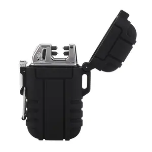 Image of MLT159 double arc lighter, USB electronic arc lighter with waterproof and windproof