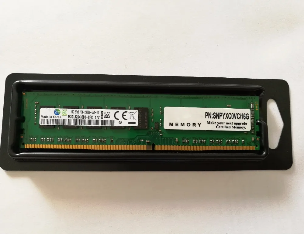 A9321912 16GB(1x16GB) Dual Rankx8 DDR4-2400 UDIMM SY