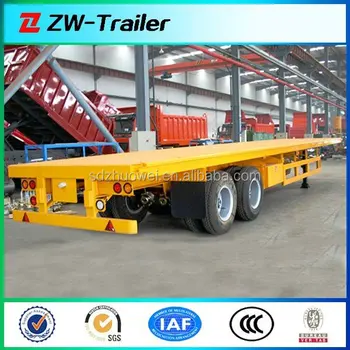flatbed 40ft selling container trailer larger