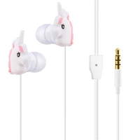 

Free Sample Cute Animal Baby Cartoon Earphones Earbuds, Hot Sale Unicorn Earphone In Amazon/eBay/AliExpress