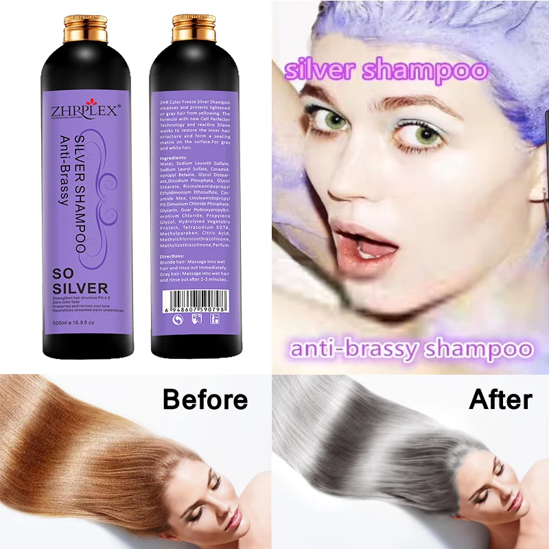 Purple Shampoo For Blonde Hair Wholesale Products 500ml For Oem