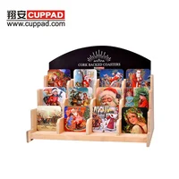 

OEM Heat-insulation custom sublimation MDF coasters with cork for house hold or souvenir gift