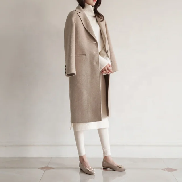 

2018 new latest fashion women winter oversized long wool coat, Customized color