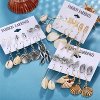 

Fashion Summer Sea Shell Earrings Set 2019 Beach Jewelry For Women Wholesale N97071