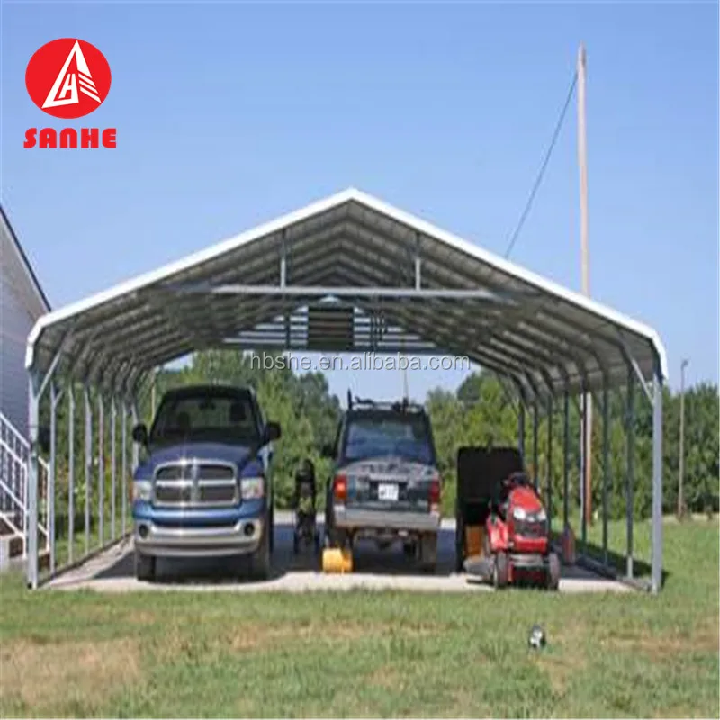 

Top sell  Light Gauge Metal Prefabricated Car Shelter Metal RV Carports