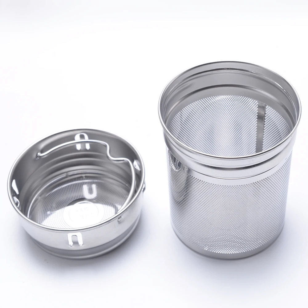 
400ml 500ml Bamboo Lid Double wall Borosilicate Glass Tea Infuser Tumbler Mug With Strainer 