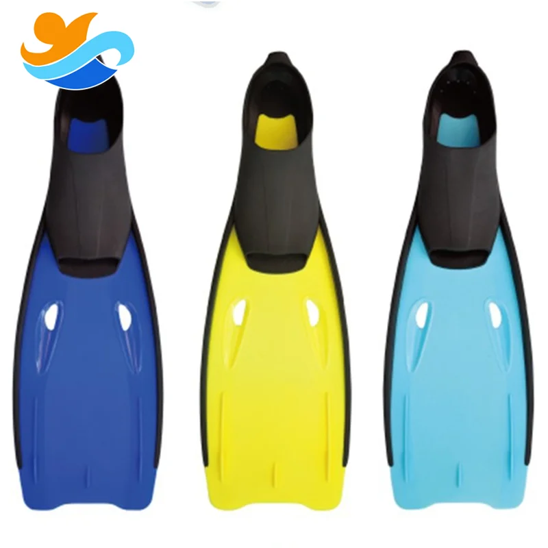 

New arrival for 2020 adjustable lightweight free diving fins, Blue/yellow white/blue white