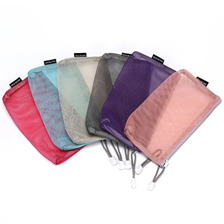 Trendy Mesh Zip Lock Cosmetic Pouch Bag Buy Cosmetic Pouch Bag,Zip