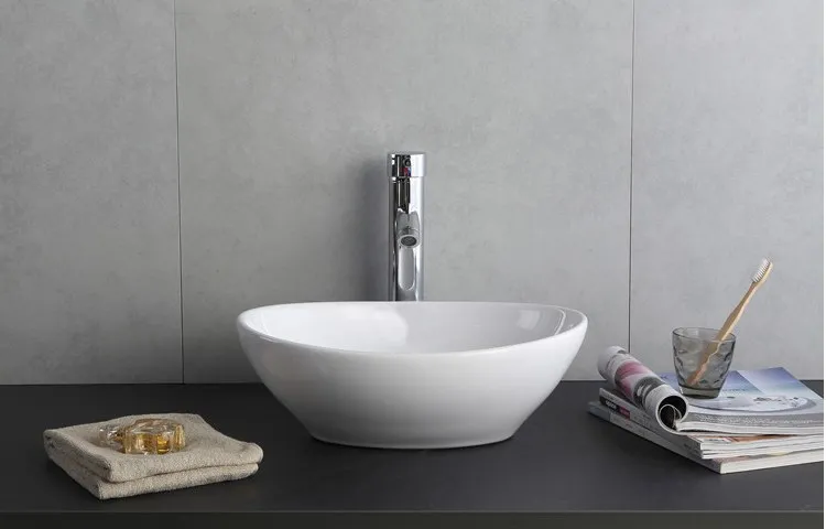 Bathroom ceramic countertop wash basins and toilet sink