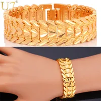 

hot products 20CM customize heart wrist band 18k gold bracelets for men designs
