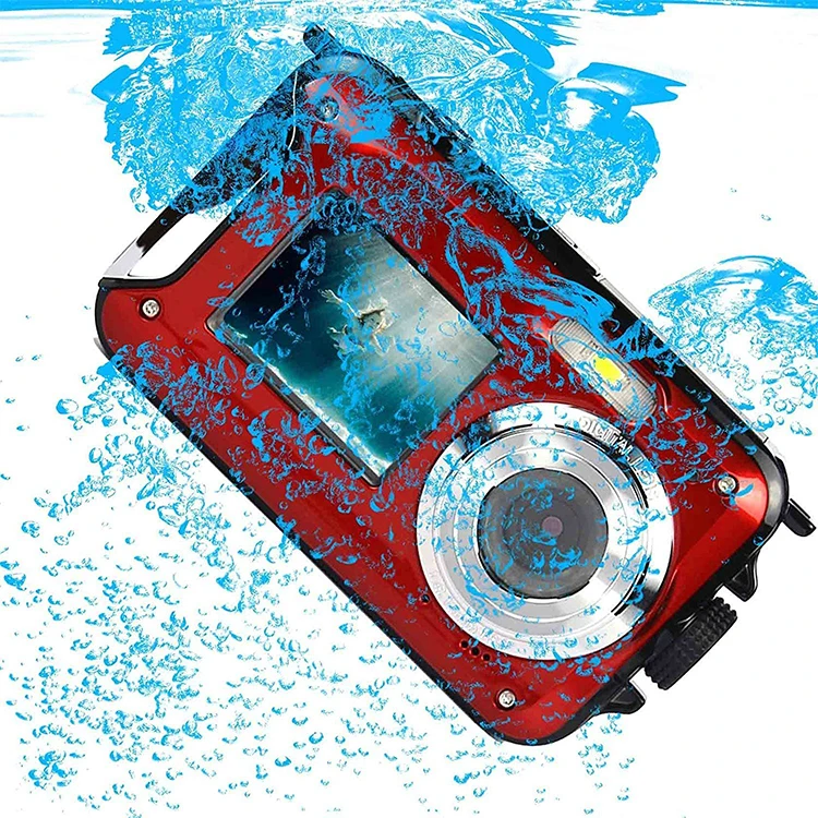 

Hot Selling 2.7K Dual Screen Underwater Surveillance Camera Selfie Video Recorder