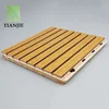 Slotted linear fireproof multi-function room mdf acoustic ceiling board