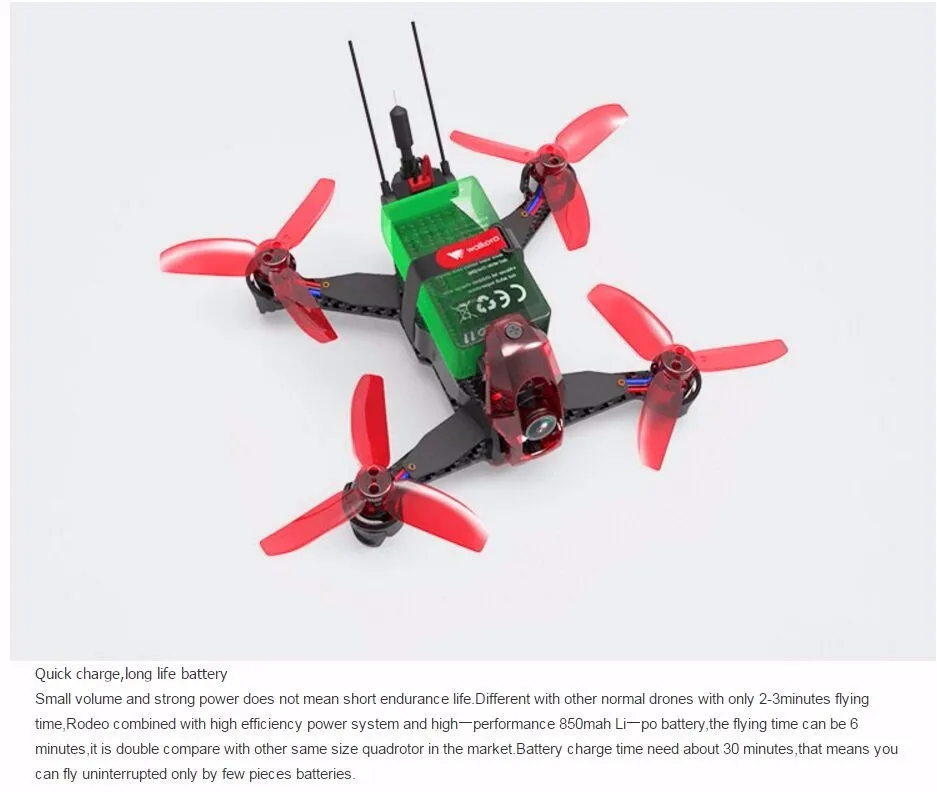 Hot Sales! Global Drone Rodeo 110 With Devo 7 Remote Control Dron Fpv