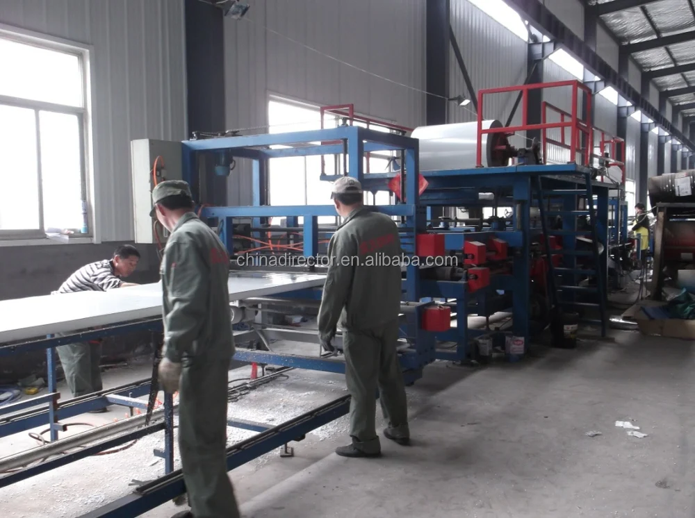 color steel panel producing
