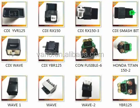 Black TITAN 150 motorcycle CDI for 150cc