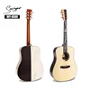 oem special custom art design Solid Top Acoustic Guitar