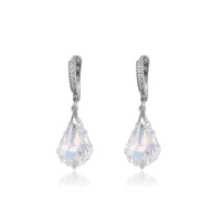 

93962 xuping AB color teardrop earring crystals from Swarovski