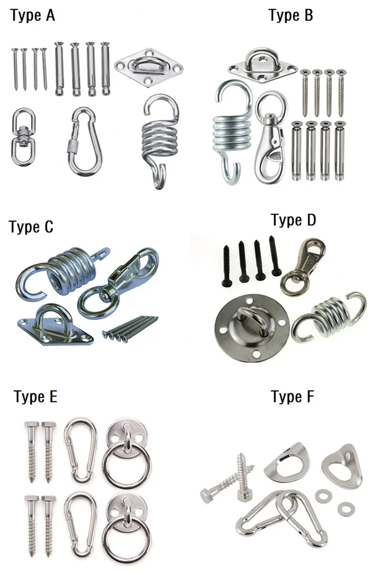 Stainless Steel 700 Ibs Hammock Chair Ultimate Hanging Kit Stainless