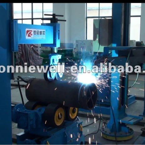 
Top Quality press type small pipe rotator flange or elbow welding machine 